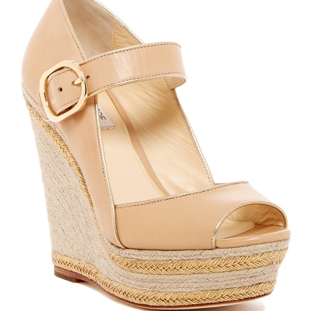 Rachel Zoe Garance-Vachetta Wedge Sandals